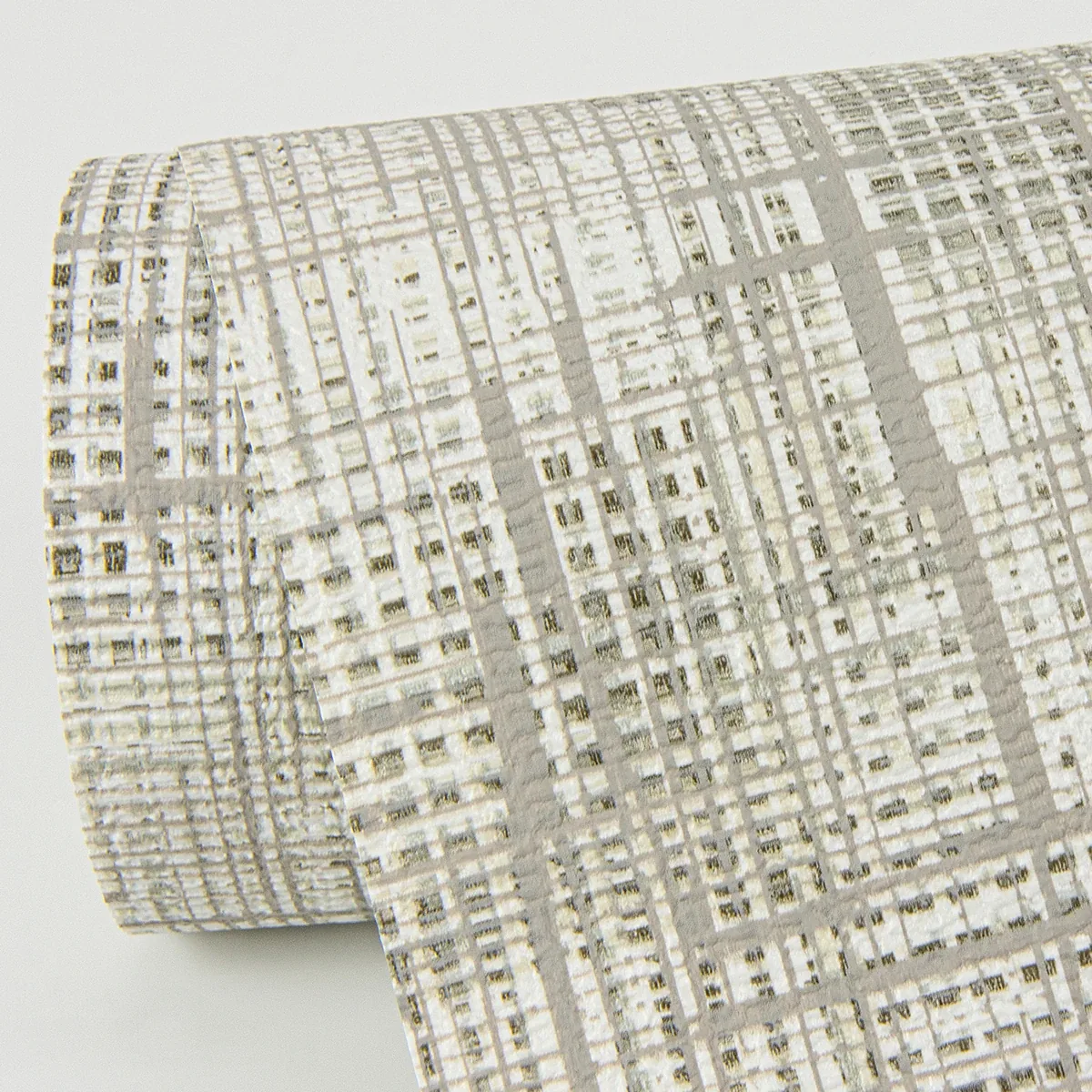 A-Street Prints Ting Taupe Lattice Wallpaper - SKU 2972-86156