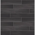 A-Street Prints Titan Black Wood Wallpaper - SKU 2716-23820