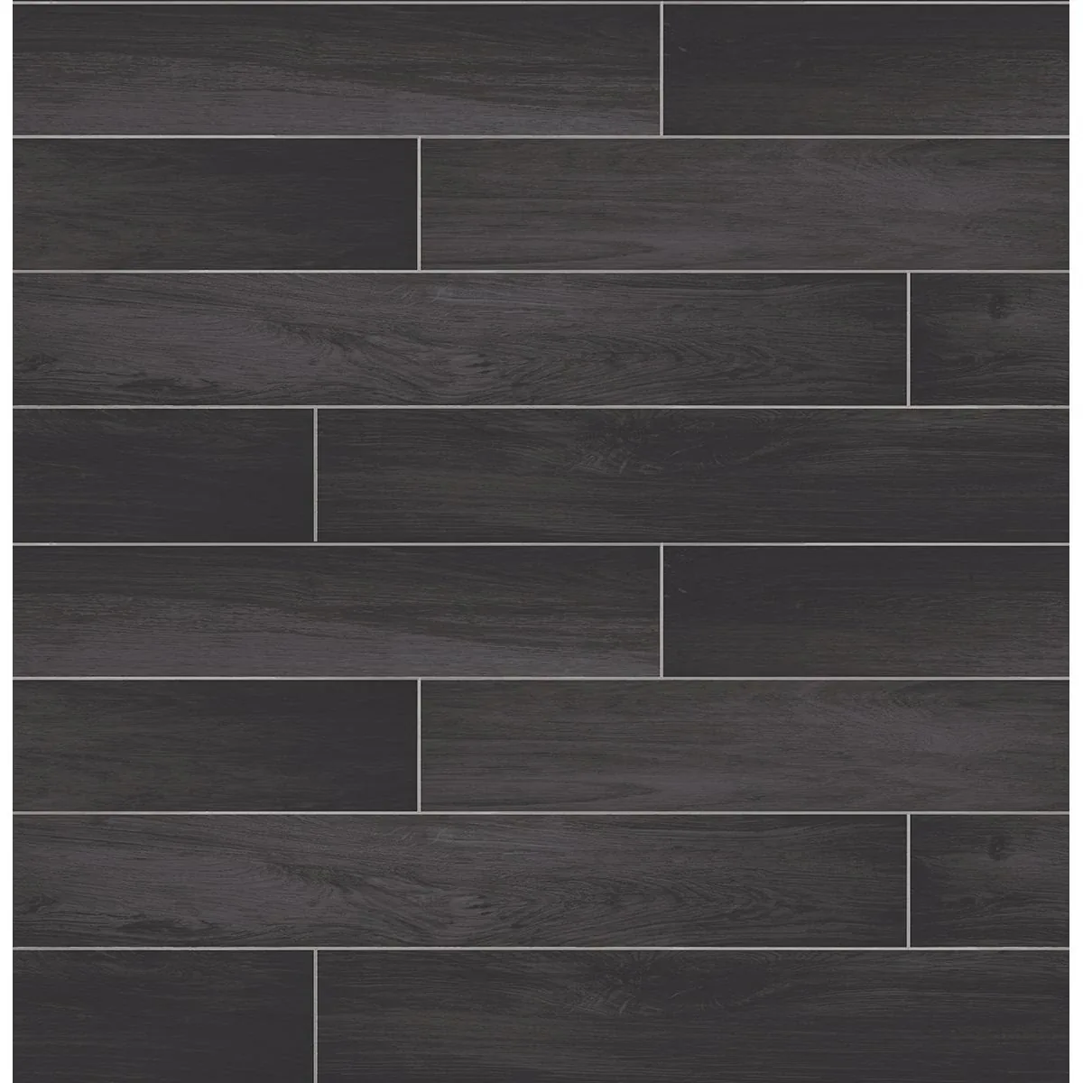 A-Street Prints Titan Black Wood Wallpaper - SKU 2716-23820