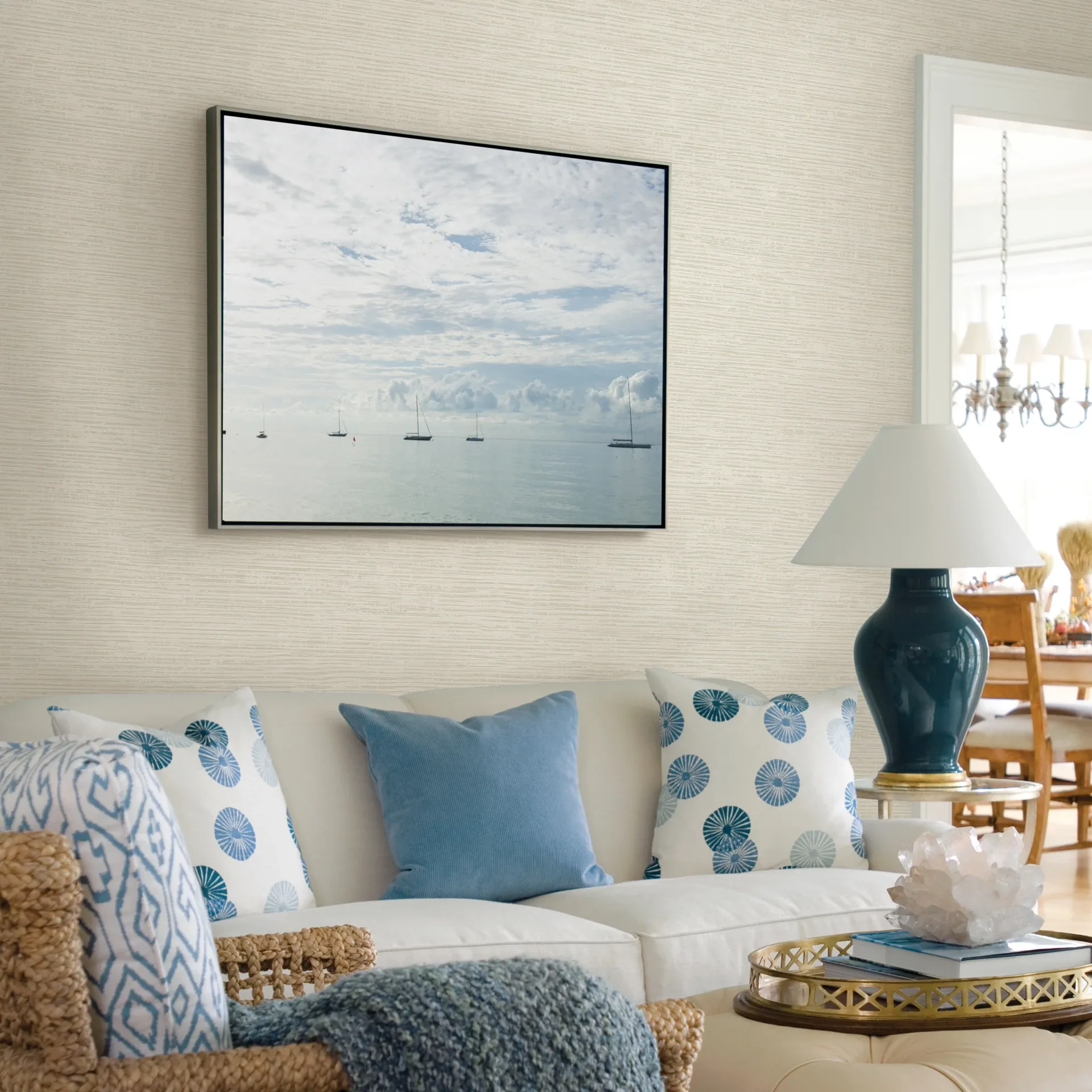 A-Street Prints Tiverton Bone Faux Grasscloth Wallpaper | Wallpaper Twins A-Street Prints Tiverton Bone Faux Grasscloth Wallpaper - SKU 2927-81705