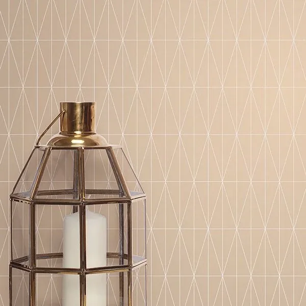 A-Street Prints Tofta Beige Geometric Wallpaper - SKU 2889-25214