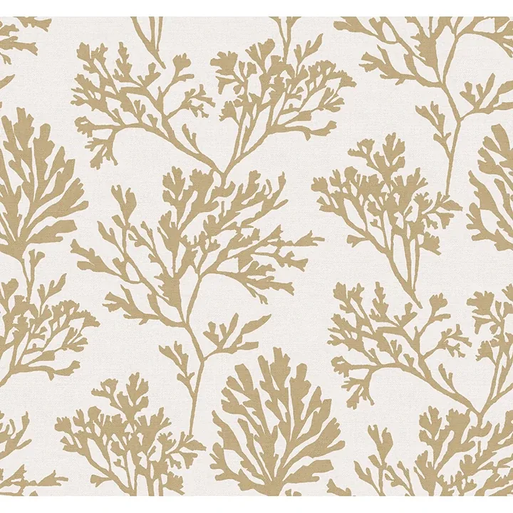 4172-82002 | Tortuga Gold Coral Weave Wallpaper