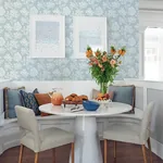 A-Street Prints Tortuga Sky Blue Coral Weave Wallpaper - SKU 4172-82003