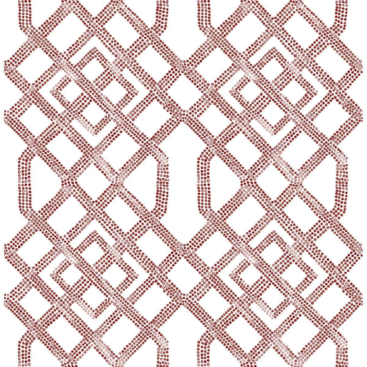 A-Street Prints Traverse Red Trellis Wallpaper - SKU 2861-25705