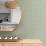 A-Street Prints Trevor Moss Leaf Trellis Wallpaper - SKU 4143-34037