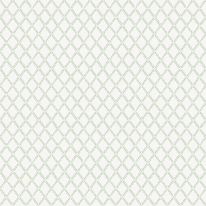 4143-34036 | Trevor Sage Leaf Trellis Wallpaper