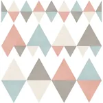 A-Street Prints Trilogy Coral Geometric Wallpaper - SKU 2821-25131