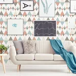 A-Street Prints Trilogy Coral Geometric Wallpaper - SKU 2821-25131