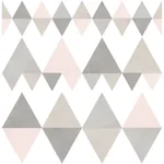 A-Street Prints Trilogy Light Pink Geometric Wallpaper - SKU 2821-25128
