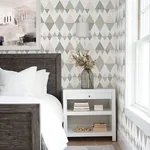 A-Street Prints Trilogy Light Pink Geometric Wallpaper - SKU 2821-25128