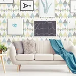 A-Street Prints Trilogy Multicolor Geometric Wallpaper - SKU 2821-25130