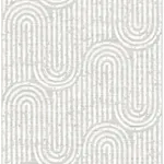 A-Street Prints Trippet Bone Zen Waves Wallpaper - SKU 4034-26787