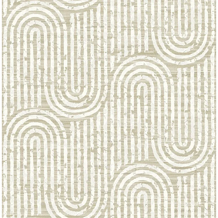 4034-26786 | Trippet Light Brown Zen Waves Wallpaper
