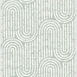 A-Street Prints Trippet Sage Zen Waves Wallpaper - SKU 4034-26789