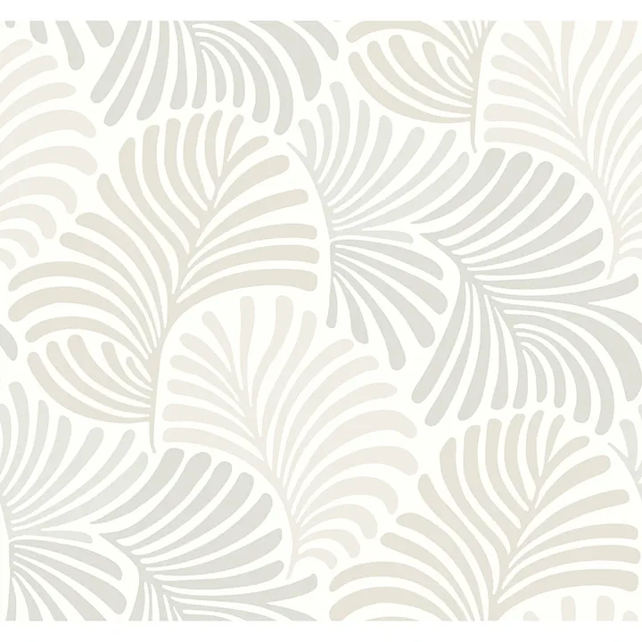 4034-72129 | Trousdale Neutral Fanning Flora Wallpaper