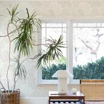 A-Street Prints Trousdale Neutral Fanning Flora Wallpaper - SKU 4034-72129