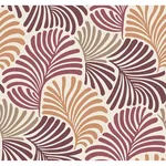 A-Street Prints Trousdale Raspberry Fanning Flora Wallpaper - SKU 4034-72128