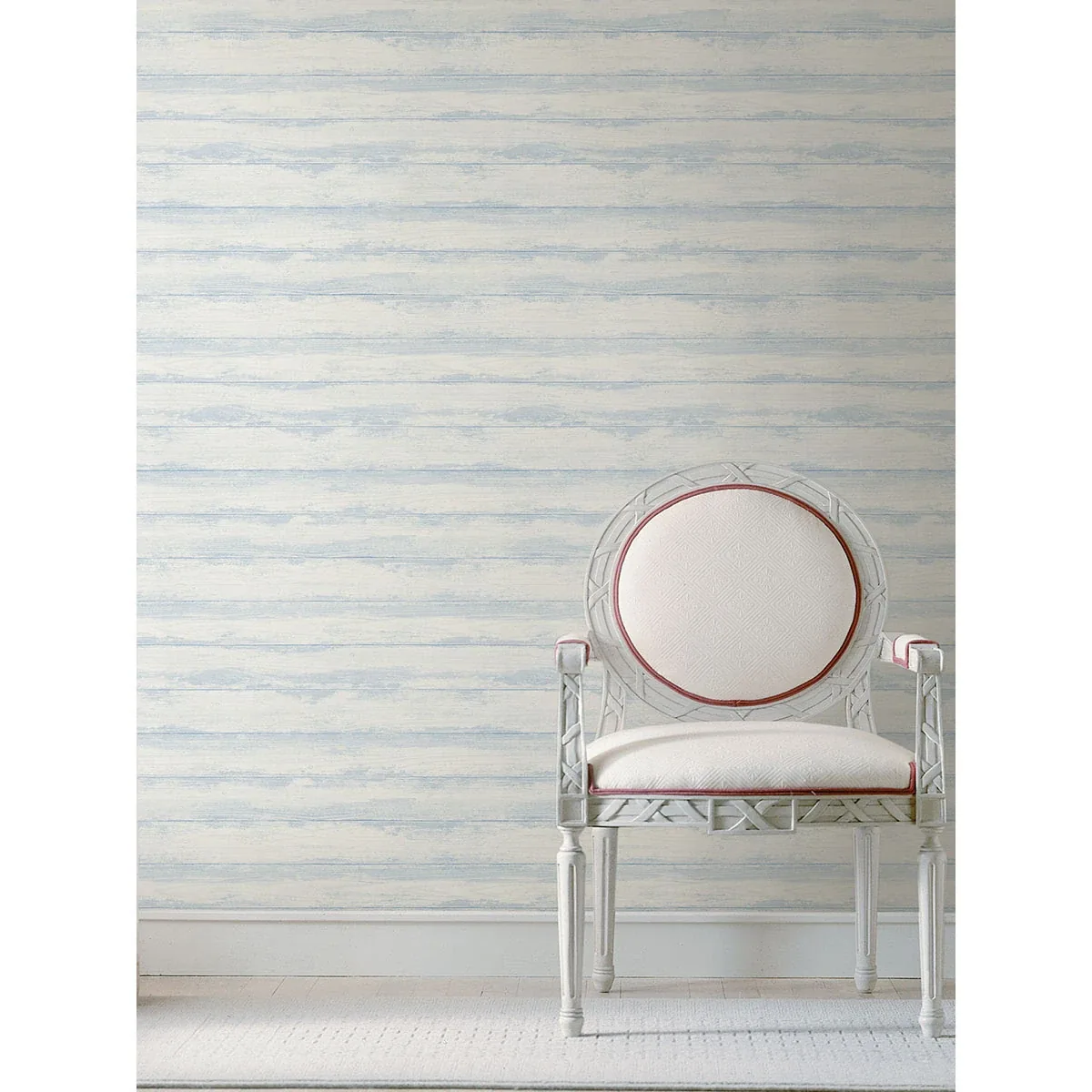 A-Street Prints Truro Light Blue Weathered Shiplap Wallpaper - SKU 2927-81402