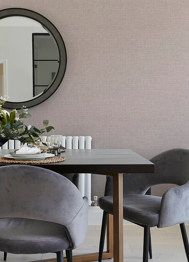A-Street Prints Tuckernuck Pink Linen Wallpaper - SKU 4046-24272