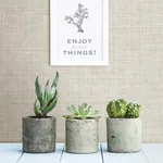 A-Street Prints Tuckernuck Taupe Linen Wallpaper - SKU 2999-24273