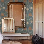 A-Street Prints Tulipa Blue Floral Wallpaper - SKU 2948-33009