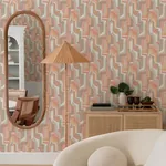 A-Street Prints Tulum Coral Surreal Shapes Wallpaper - SKU 4135-72701