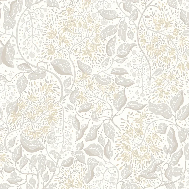 A-Street Prints Turi Khaki Twining Vines Wallpaper - SKU 4143-22023