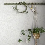 A-Street Prints Turi Light Grey Twining Vines Wallpaper - SKU 4143-22021