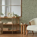 A-Street Prints Turi Moss Twining Vines Wallpaper | Wallpaper Twins A-Street Prints Turi Moss Twining Vines Wallpaper - SKU 4143-22024