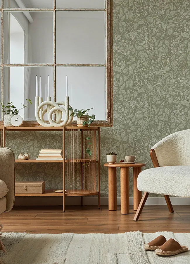 A-Street Prints Turi Moss Twining Vines Wallpaper | Wallpaper Twins A-Street Prints Turi Moss Twining Vines Wallpaper - SKU 4143-22024