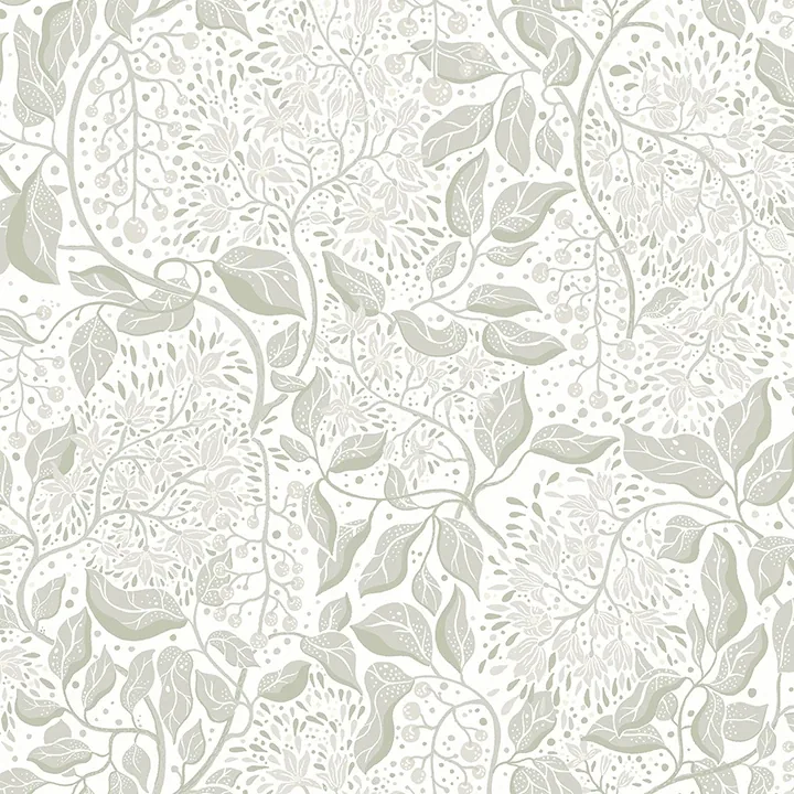 4143-22020 | Turi Sage Twining Vines Wallpaper