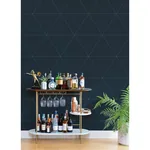 A-Street Prints Twilight Black Geometric Wallpaper | Wallpaper Twins A-Street Prints Twilight Black Geometric Wallpaper - SKU 2973-91011