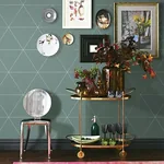 A-Street Prints Twilight Green Geometric Wallpaper | Wallpaper Twins A-Street Prints Twilight Green Geometric Wallpaper - SKU 2763-24225