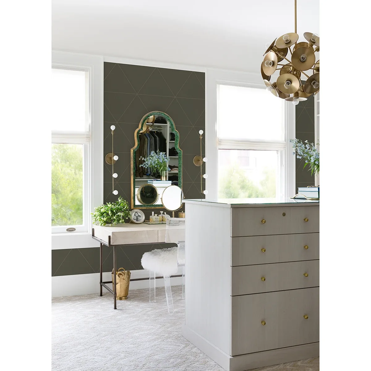 A-Street Prints Twilight Grey Geometric Wallpaper | Wallpaper Twins A-Street Prints Twilight Grey Geometric Wallpaper - SKU 2973-91002