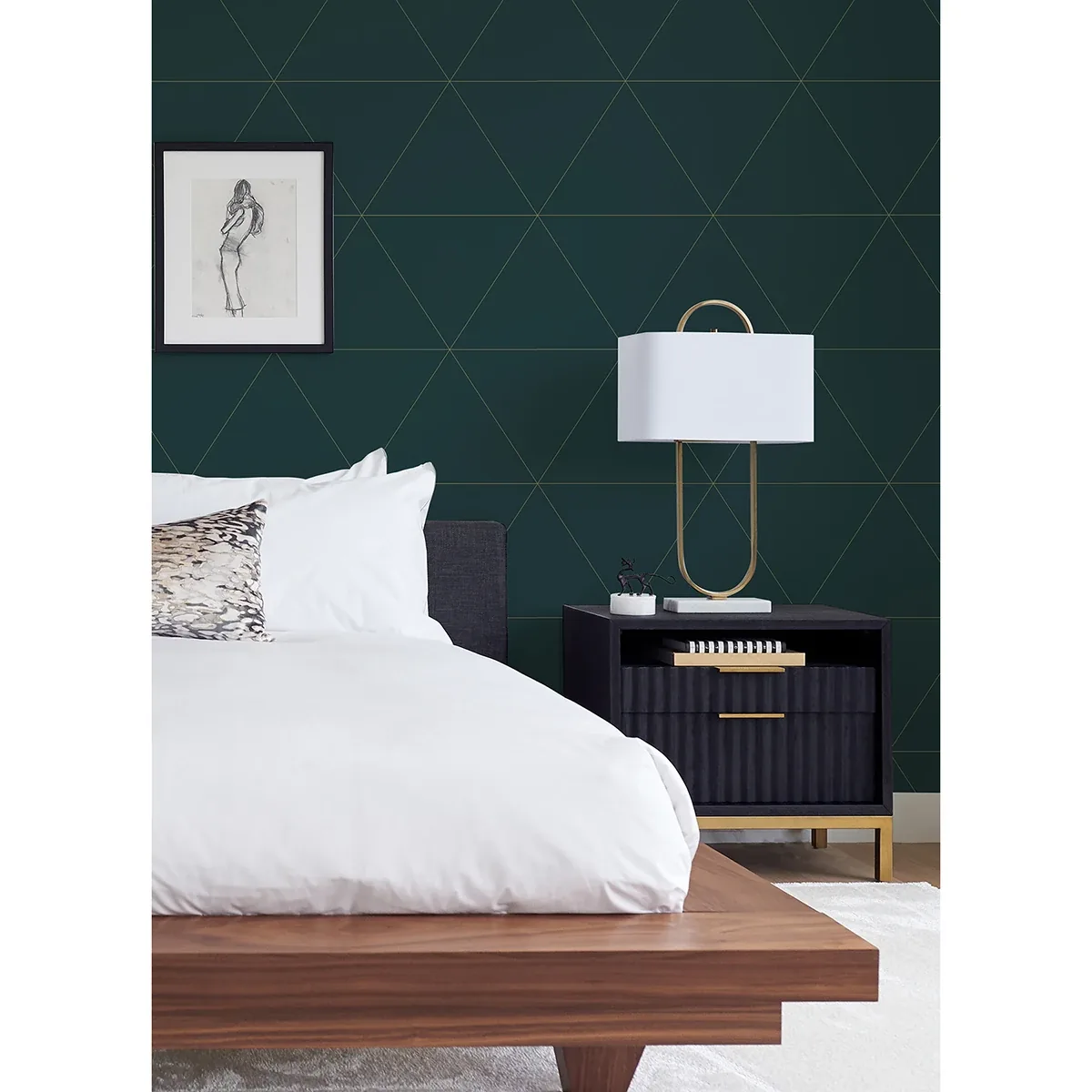 A-Street Prints Twilight Indigo Geometric Wallpaper | Wallpaper Twins A-Street Prints Twilight Indigo Geometric Wallpaper - SKU 2973-91030