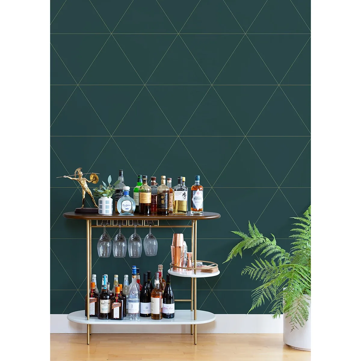 A-Street Prints Twilight Indigo Geometric Wallpaper | Wallpaper Twins A-Street Prints Twilight Indigo Geometric Wallpaper - SKU 2973-91030