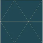 A-Street Prints Twilight Teal Geometric Wallpaper - SKU 2763-24228