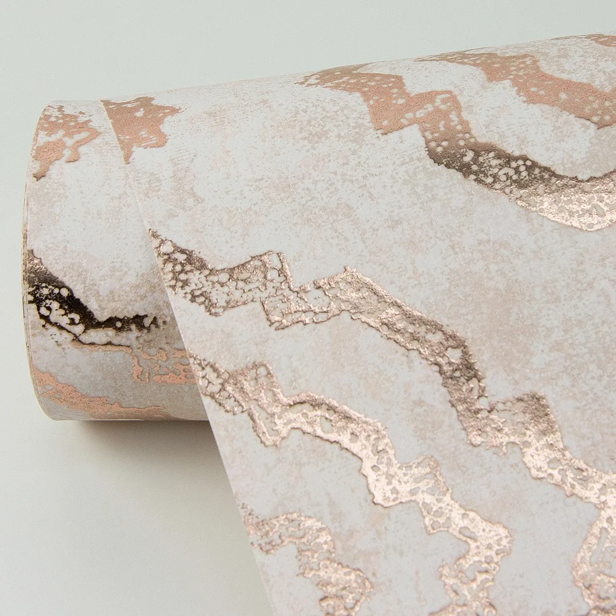 A-Street Prints Uma Rose Gold Star Medallion Wallpaper - SKU 4019-86423