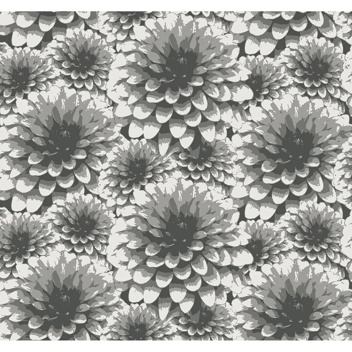 2861-87518 | Umbra Charcoal Floral Wallpaper