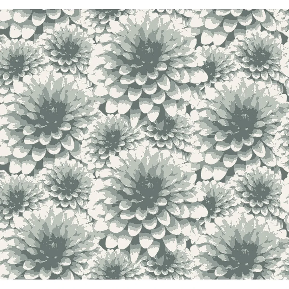 A-Street Prints Umbra Teal Floral Wallpaper - SKU 2861-87520