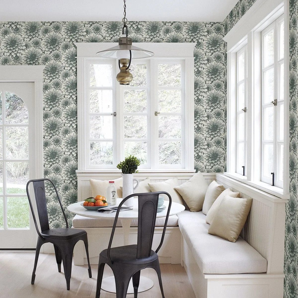 A-Street Prints Umbra Teal Floral Wallpaper | Wallpaper Twins A-Street Prints Umbra Teal Floral Wallpaper - SKU 2861-87520