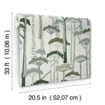 A-Street Prints Unify Green Forest Wallpaper - SKU 4146-27205
