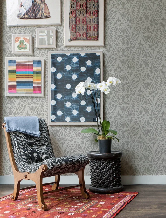 A-Street Prints Urbane Grey Diamonds Wallpaper - SKU 4146-27210