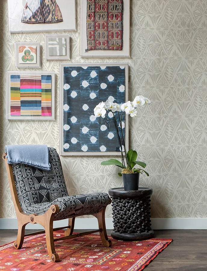 A-Street Prints Urbane Light Grey Diamonds Wallpaper - SKU 4146-27212