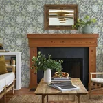 A-Street Prints Valdivian Aqua Floral Wallpaper - SKU 4146-27227