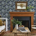 A-Street Prints Valdivian Indigo Floral Wallpaper | Wallpaper Twins A-Street Prints Valdivian Indigo Floral Wallpaper - SKU 4146-27228