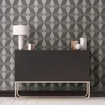 A-Street Prints Valiant Grey Faux Grasscloth Geometric Wallpaper | Wallpaper Twins A-Street Prints Valiant Grey Faux Grasscloth Geometric Wallpaper - SKU 2908-25300