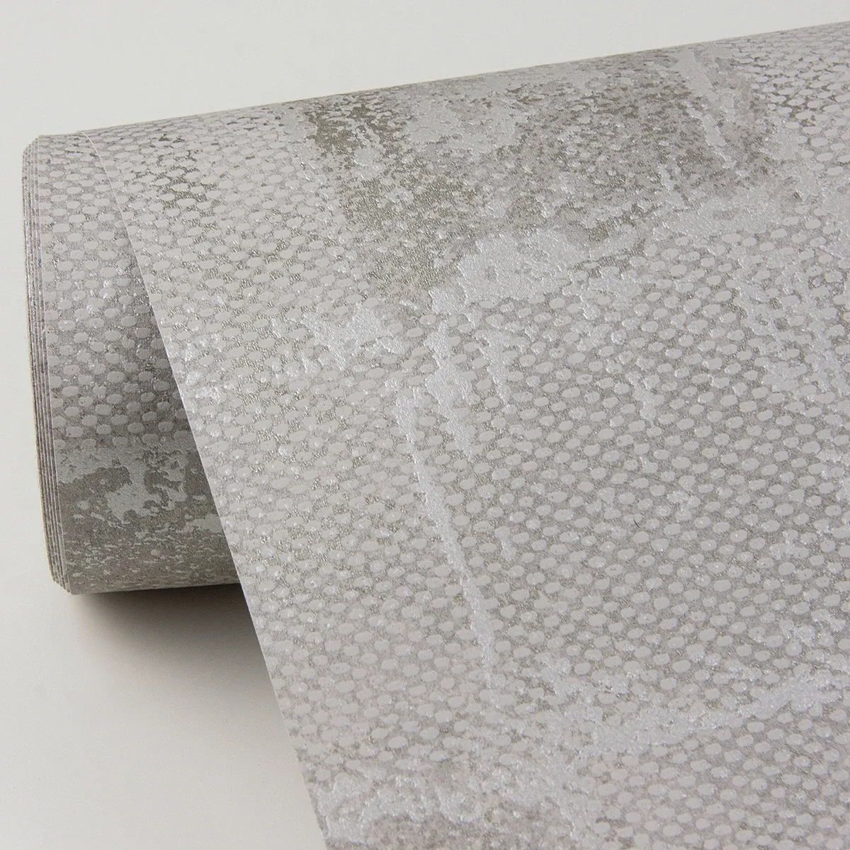 A-Street Prints Varak Silver Checkerboard Wallpaper - SKU 4019-86421