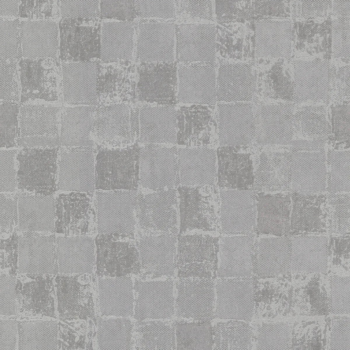 A-Street Prints Varak Silver Checkerboard Wallpaper - SKU 4019-86421