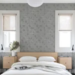 A-Street Prints Varak Silver Checkerboard Wallpaper | Wallpaper Twins A-Street Prints Varak Silver Checkerboard Wallpaper - SKU 4019-86421